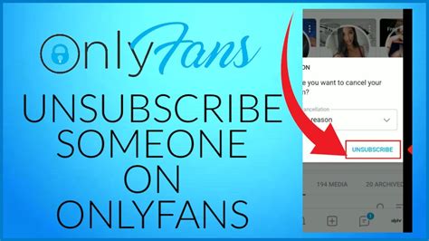 unsubscribe onlyfans|How to Unsubscribe on Onlyfans